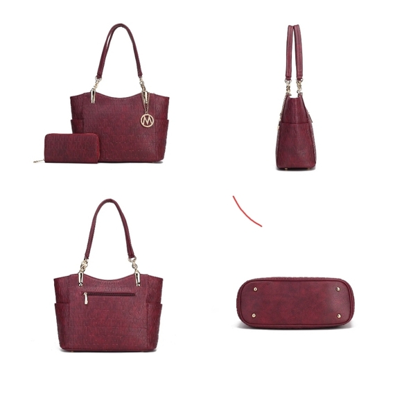 Allison Signature Tote Bag and Wallet Set from the MKF Collection by Mia K. - Picture 4 of 11